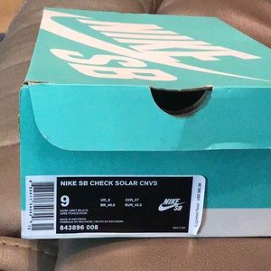 Nike SB Check Solar Canvas shoes.